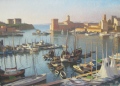 Marseille : Entrée du Vieux Port - Exposition au Musée Paul Lafran